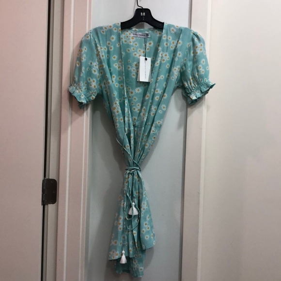 Faithfull the Brand MIRA WRAP DRESS - XS - Picture 3 of 5